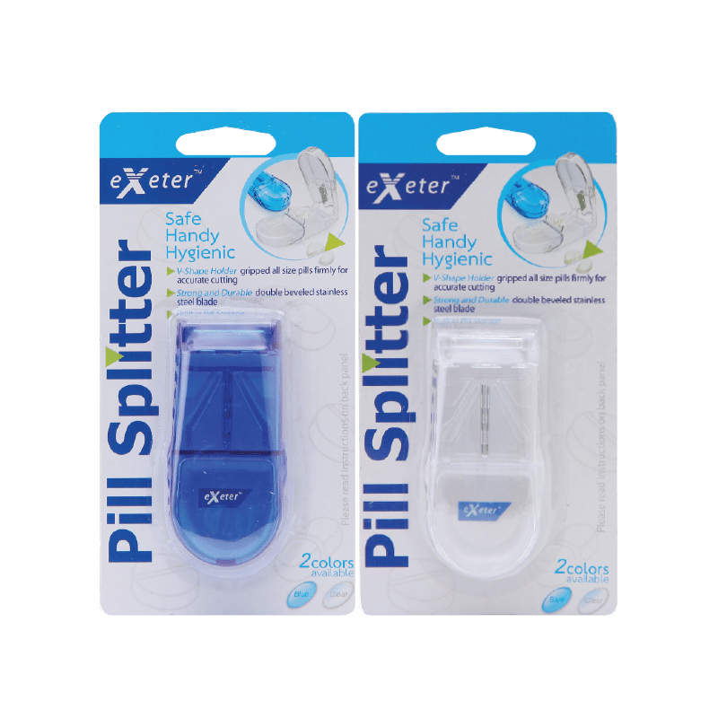 Exeter pill splitter / Premium Pill Spiltter เอ็กซ์เตอร์ พรีเมียม ***ที่ตัดแบ่งเม็ดยา + ช่องใส่ยา - รูปที่ 2