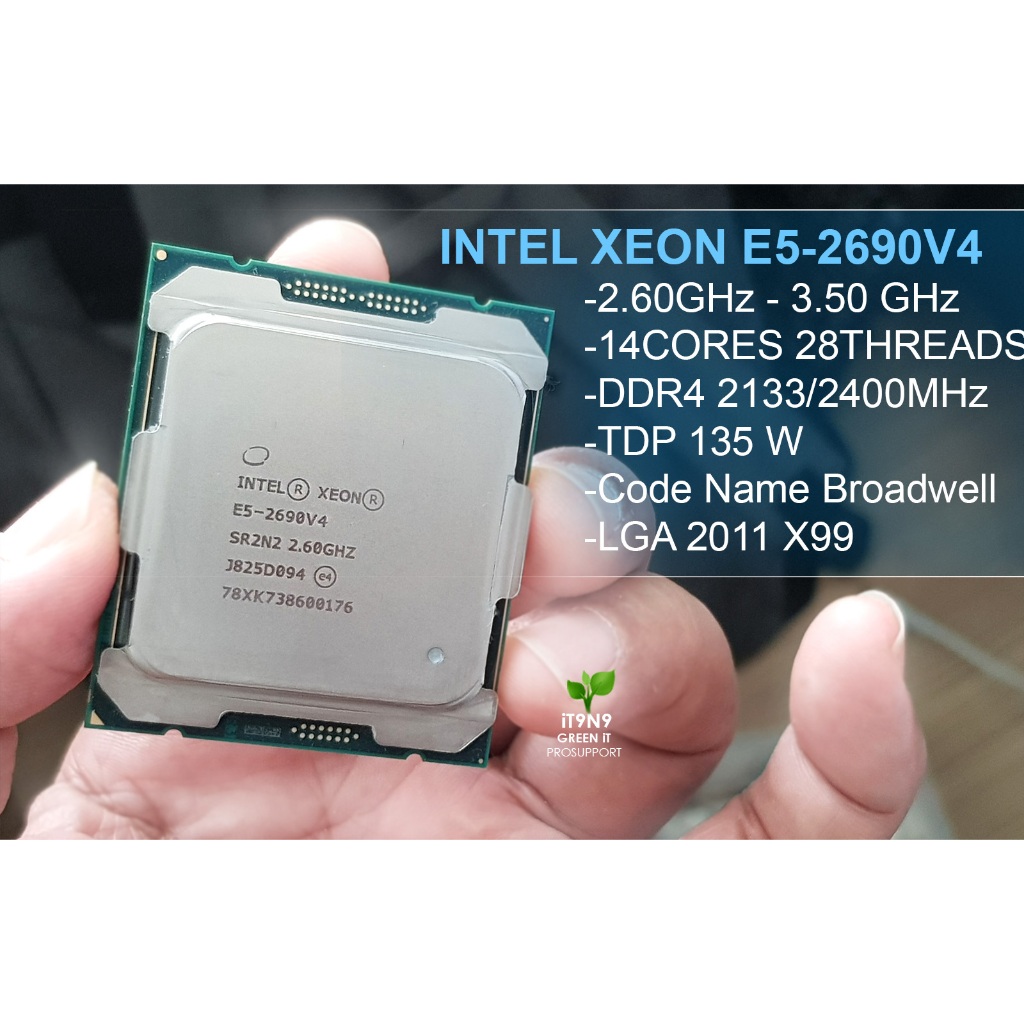 CPU Xeon E5-2690V4 2.60GHz-3.50GHz 14Cores 28Threads X99 LGA 2011 V3 V4