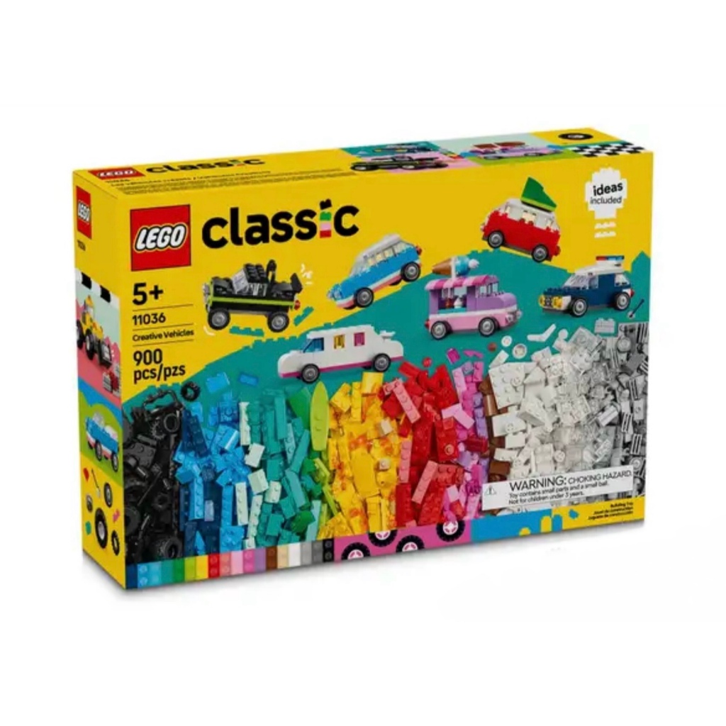 LEGO 11036 CLASSIC Creative Vehicles  5+ years 900 pieces