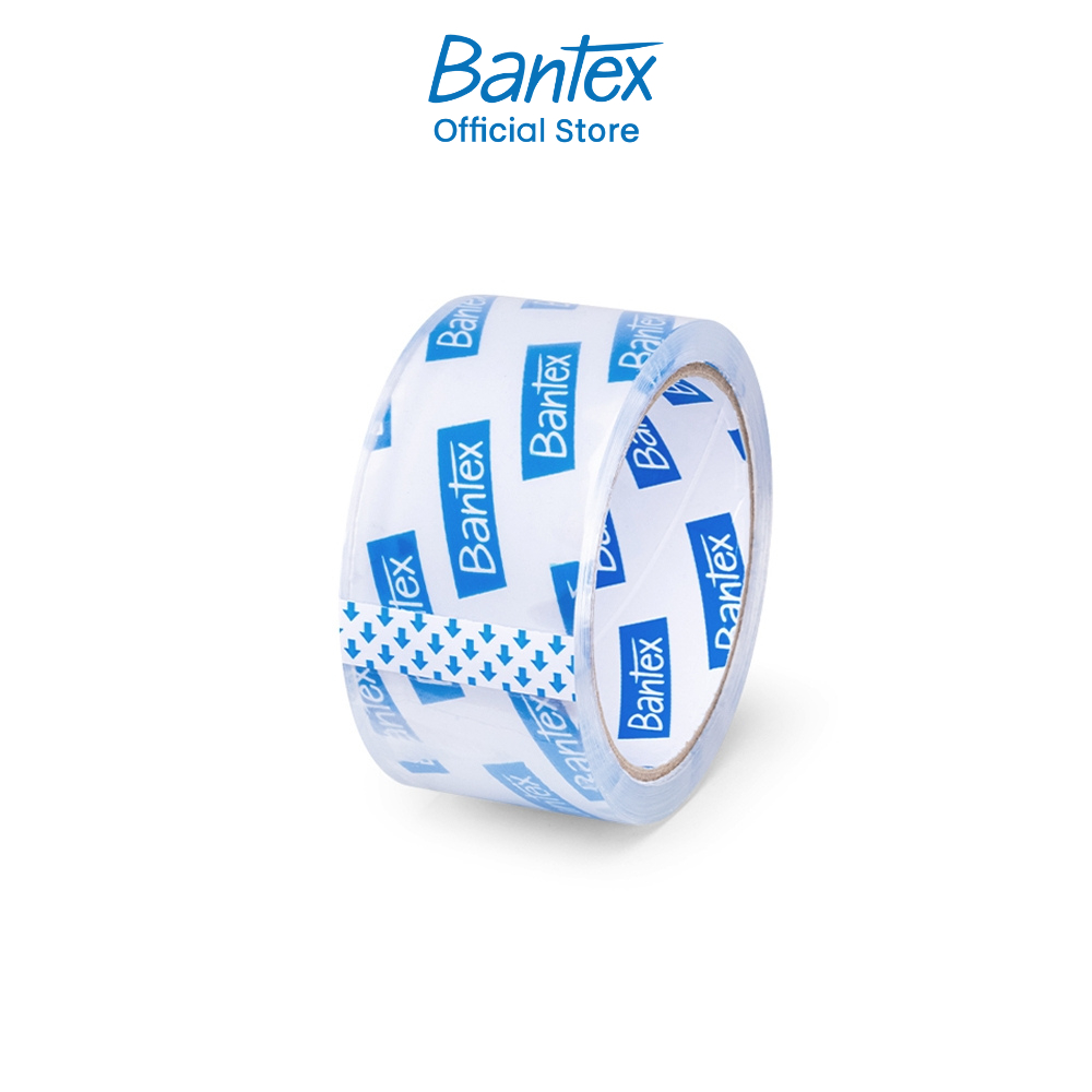 Bantex เทปใส เทปปิดกล่องพัสดุ เทปกาว ยาว 50 / 90 หลา ปิดกล่อง ติดกล่อง กาวติดทน Packing Tape