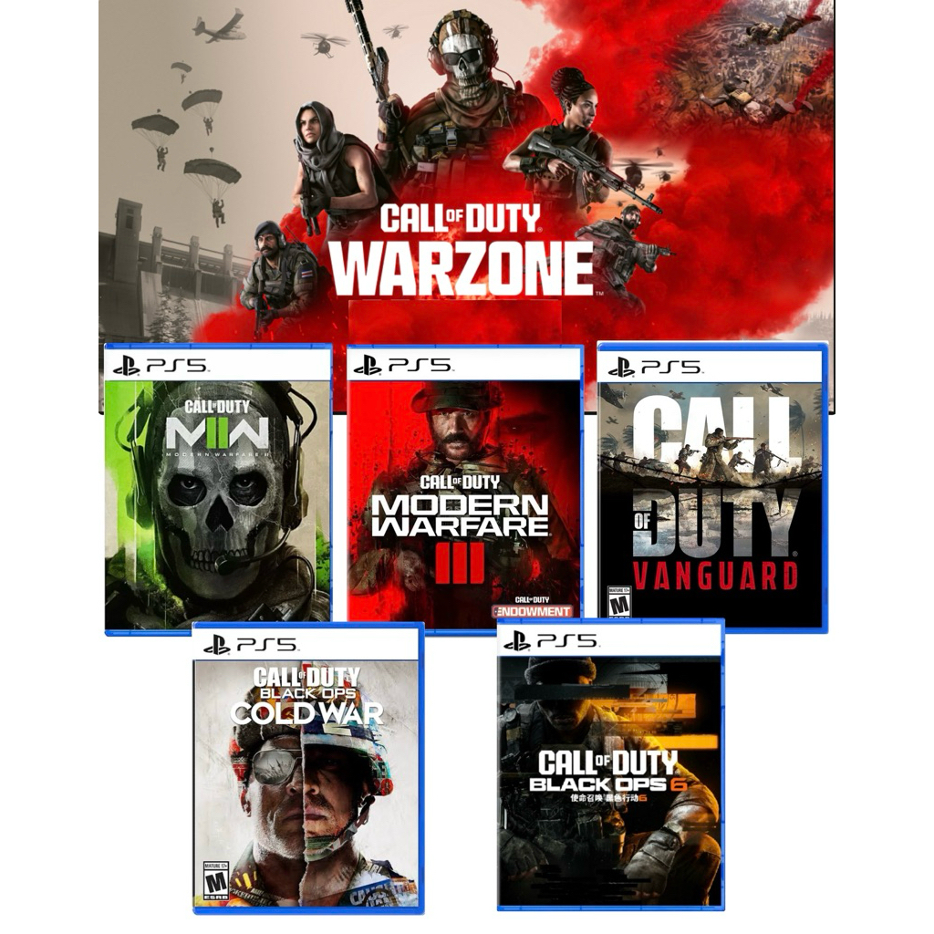PS5 Games [A/T] CALL of DUTY รวมหลายภาค (Zone3(Asia,thai)