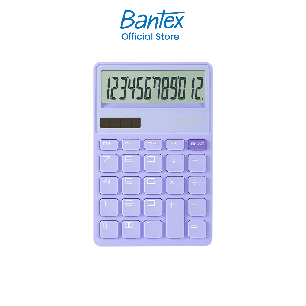 Bantex เครื่องคิดเลข เครื่องคำนวณ  ปุ่มใหญ่ น้ำหนักเบา ทนทาน 3สี อุปกรณ์สำนักงาน