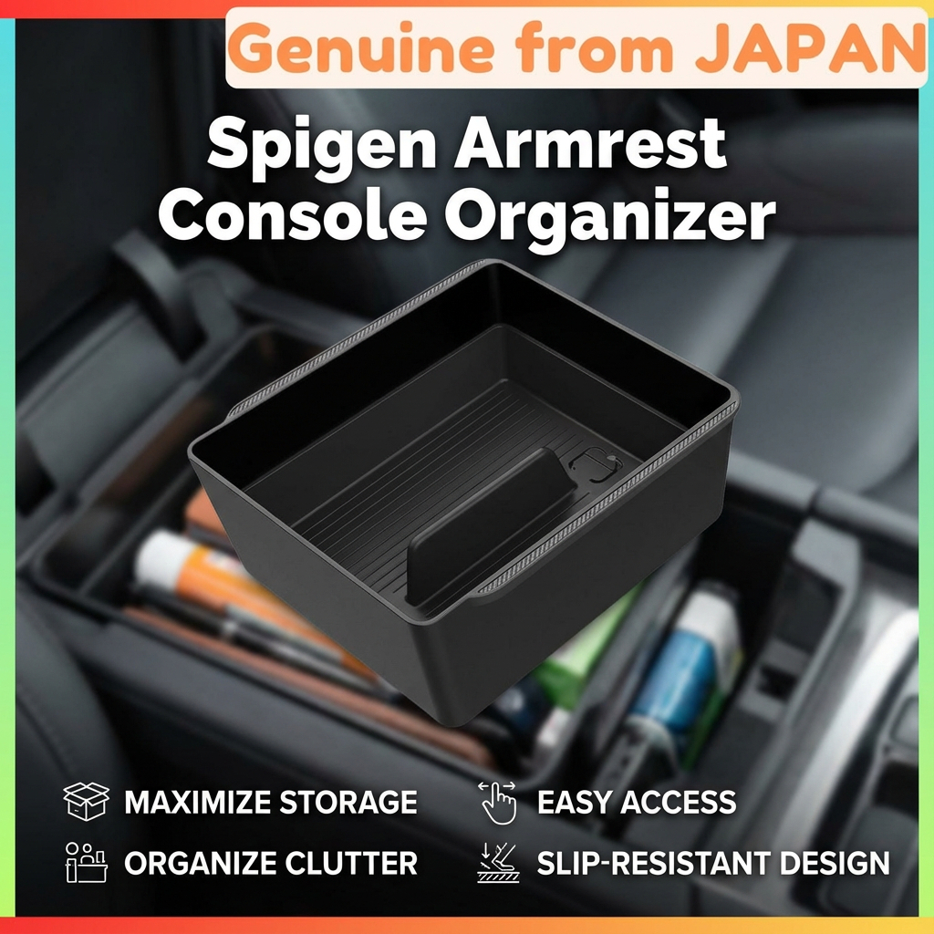 Spigen Arm Rest for Car Armrest Console Organizer — Tesla Model Y Juniper (2025) / Tesla Model 3