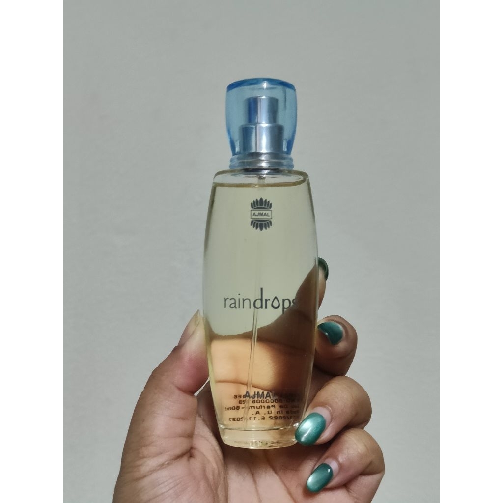 น้ำหอม AJMAL Raindrops 50ml ใช้ไปครั้งเดียว กลิ่นแนวสะอาดเย็นๆ สดชื่น กลิ่นหอมติดทน