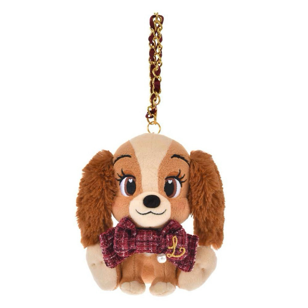 ❤️พร้อมส่งเลดี้❤️ พวงกุญแจดิสนีย์ Disney Plush Keychain Tweed Style