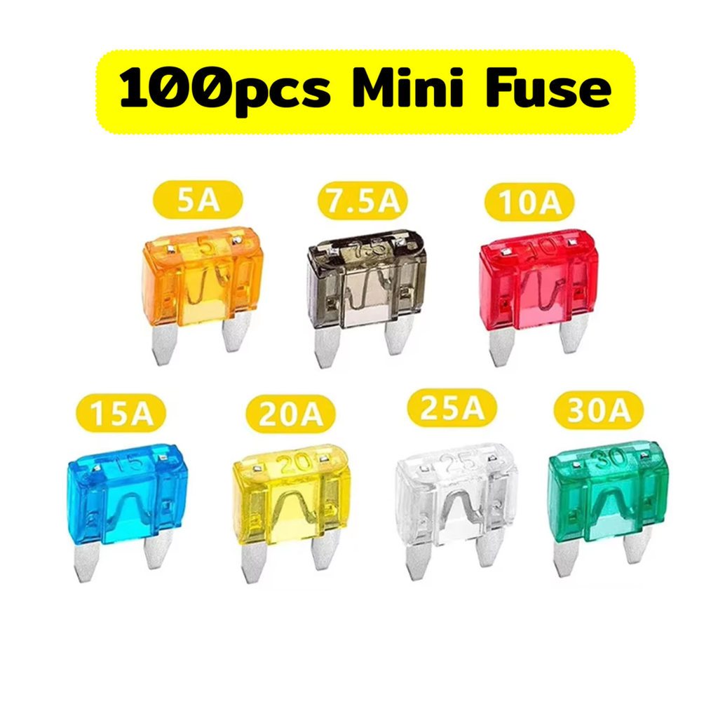 H·G  ไมโครฟิวส์ + ตัวคีบ ฟิวส์ /Auto Fuse รุ่นเกรดA ***รวมขนาด 5, 7.5, 10, 15, 20, 25, 30