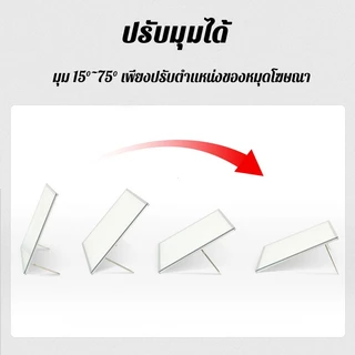 ป้ายเมนูไฟ LED ขนาด A4 A3 A2 ปรับมุมและความสว่างได้ แผงกระจกนิรภัย ป้ายเมนูอาหาร แผ่นเมนูเรืองแสง