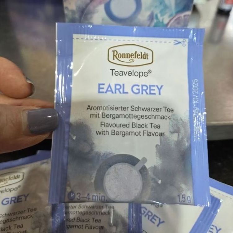Ronnefeldt Earl Grey : India excellence since 1823 (ถุงชา 1.5g x 5 ซอง)