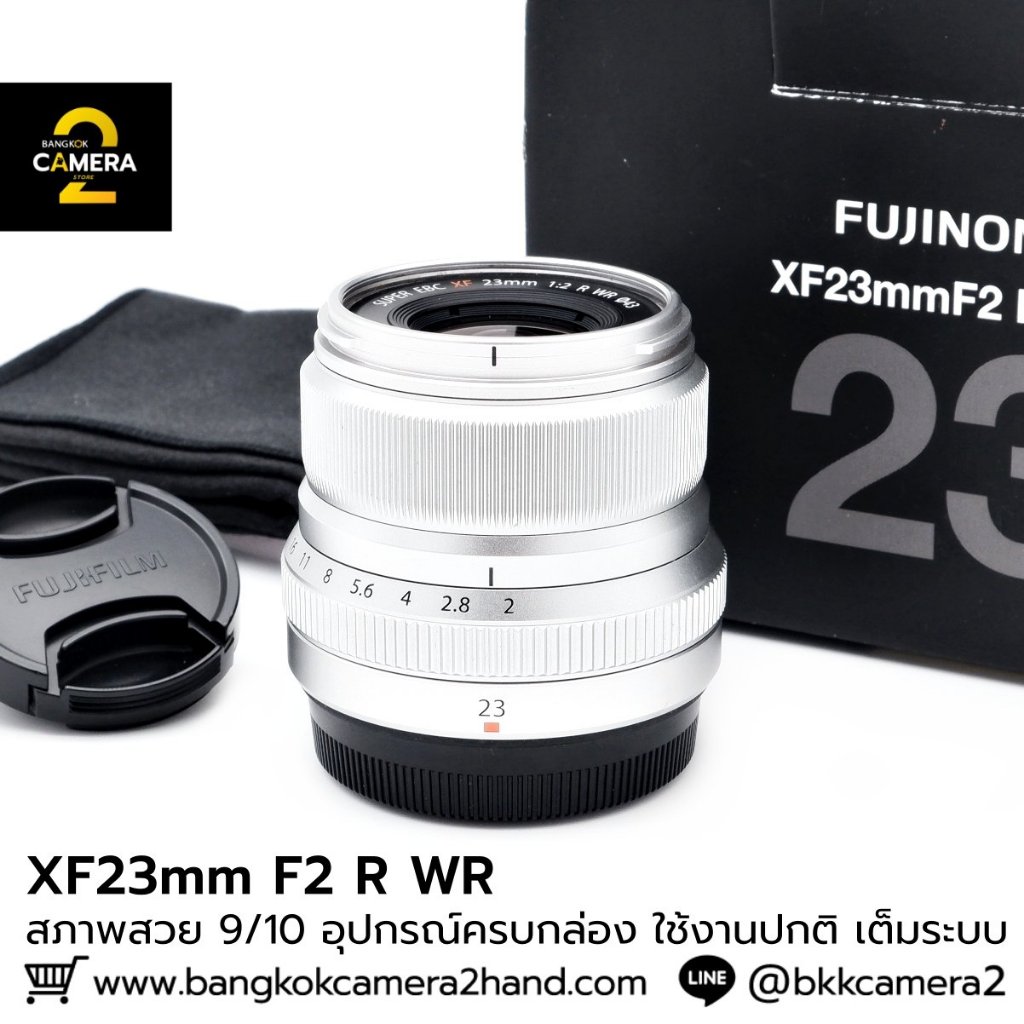 XF23mm F2 R  WR อุปกรณ์ครบกล่อง