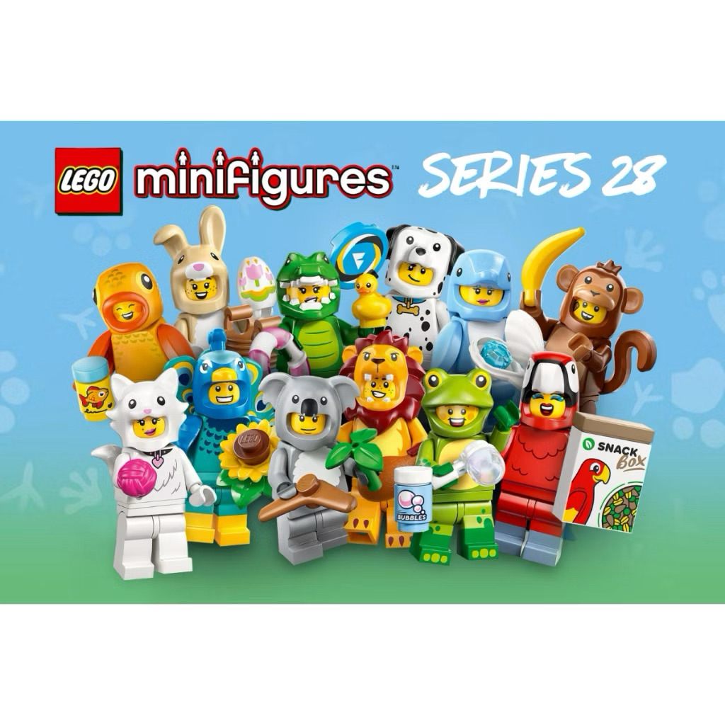 [🌟พร้อมส่ง🌟] Lego® 71051 Minifigures Animals Series 28 (Set Of 12) 100% Genuine New Sealed Box