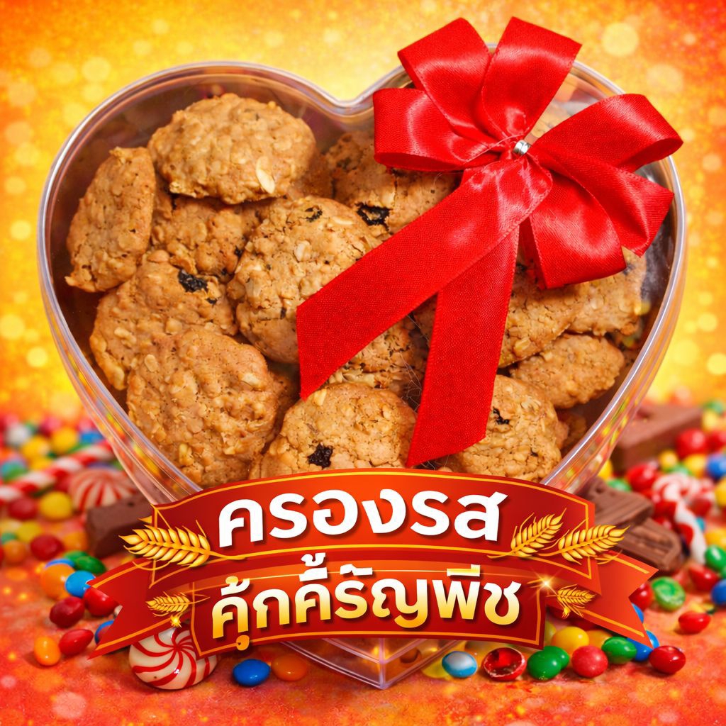 ครองรส คุ๊กกี้ธัญพืช ขนาด400กรัม