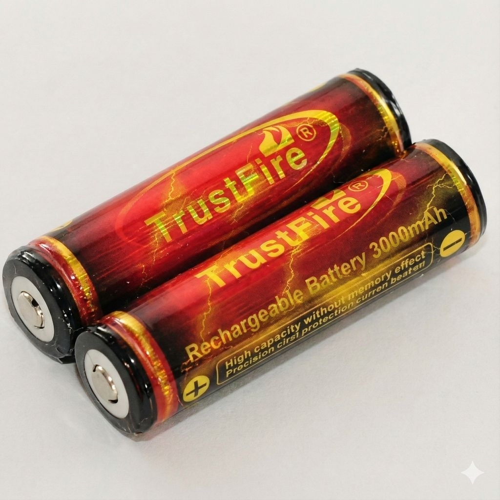 TrustFire 18650 3000mAh 3.7V ถ่านชาร์จ มีวงจรป้องกัน ของแท้ Rechargeable Li-ion Battery (สต็อกไทย พร