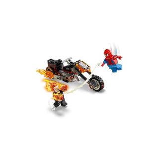 (ส่งด่วนภายในวันได้) Lego Marvel 76335 Spider-Man vs. Ghost Rider Motorcycle