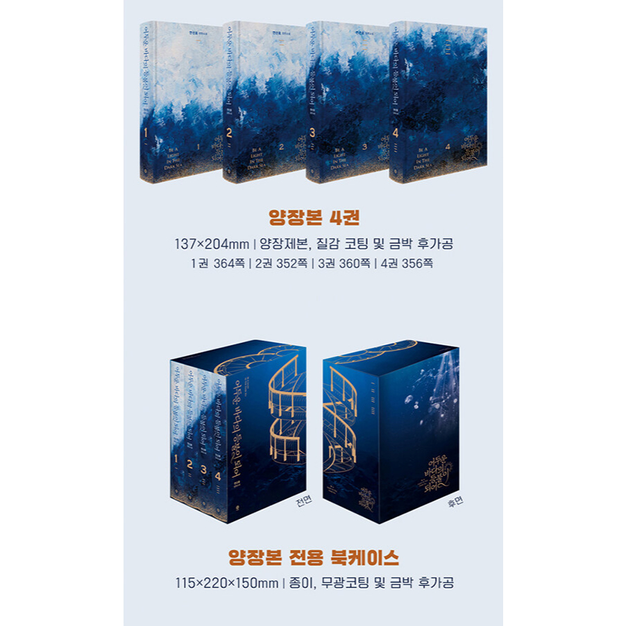 [•Pre-order•] นิยายเกาหลี Be a Light in the Dark Sea (어두운 바다의 등불이 되어) – ใต้สมุทรไม่สิ้นแสง ฉบับภาษาเกาหลี ราคา ถูกที่สุด ดีลบีเคเค แกลเลอรีภาพที่ 2