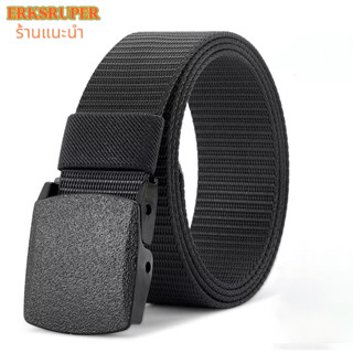 แฟชั่น เป็นกลาง เข็มขัด สวมใส่ง่าย - 3.8cm วัสดุไนลอน ด้วยหั…