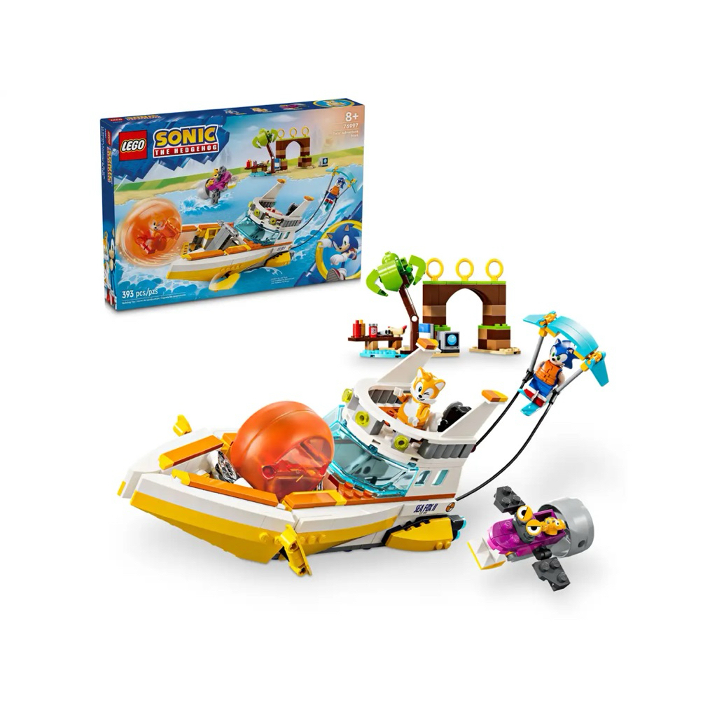 LEGO Sonic 76997 the Hedgehog Tails' Adventure Boat