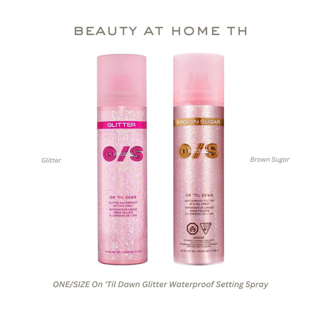 *ส่งทุกวัน* ONE/SIZE On 'Til Dawn Glitter Waterproof Setting Spray 143ml (CHOOSE ONE COLOR)