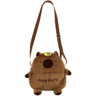 กระเป๋าสะพายคาปิบาร่า Capybara กระเป๋าคล้องไหล่น่ารัก น้ำหนักเบา
