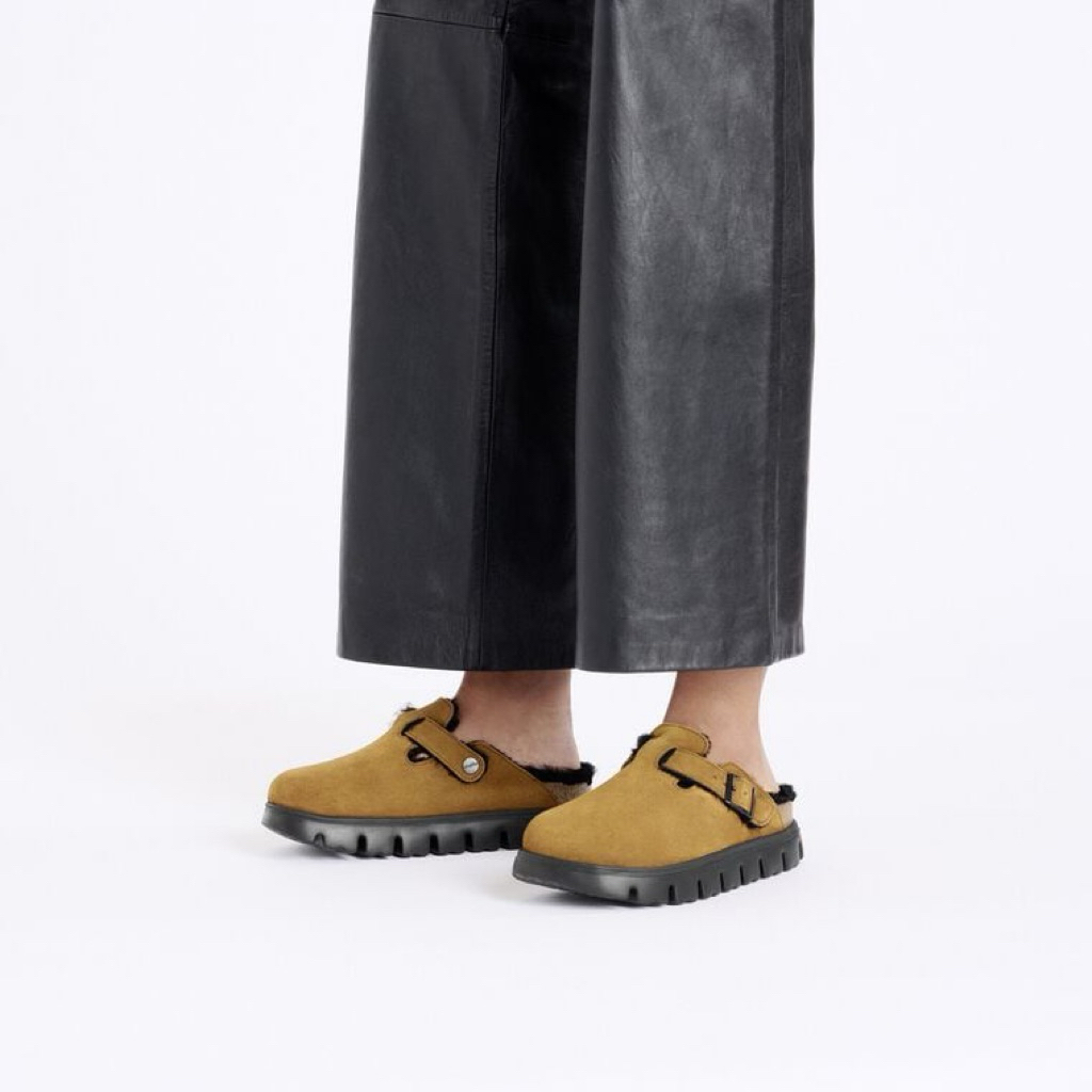 Birkenstock Boston Papilio Chunky Shearling