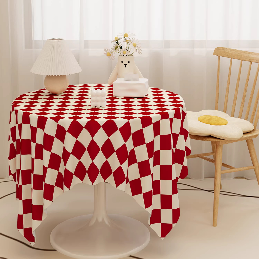 ⚡️ส่งไวทั่วไทย⚡️ผ้าปูโต๊ะPVC 2026 ใช้ได้ทั้งสี่เหลี่ยม/กลม ทนความร้อน ทนทาน ปีใหม่ ไม่ต้องซัก