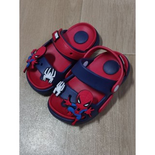 รองเท้ารัดส้นเด็ก ลายspiderman 2 คาด ทูโทน