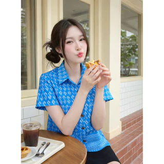เสื้อสีฟ้า มัดรวมแบบพร้อมส่ง ชุดที่2