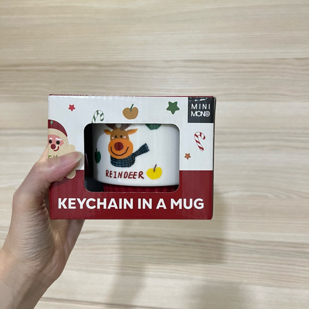 แก้วน้ำ + พวงกุญแจ minimono มือ1