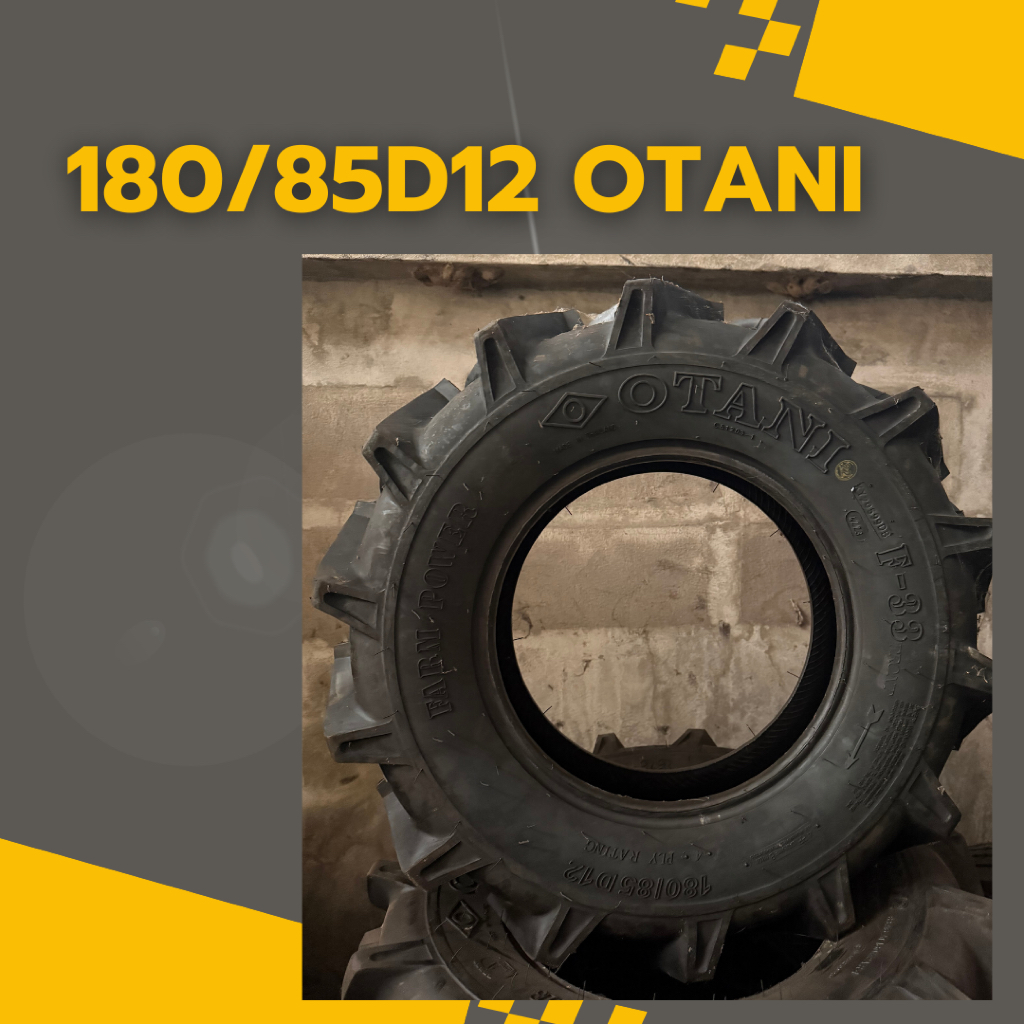 ยางหน้ารถไถ 180/85D12 OTANI