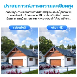 Yoosee 15MP กล้องพลังงานแสงอาทิตย์ไร้สายหน้าจอคู่ กันน้ํา มีภาพสีตอนมืด สนทนาได้สองทาง WIFI กล้องวงจรปิดไร้สาย กลางแจ้ง