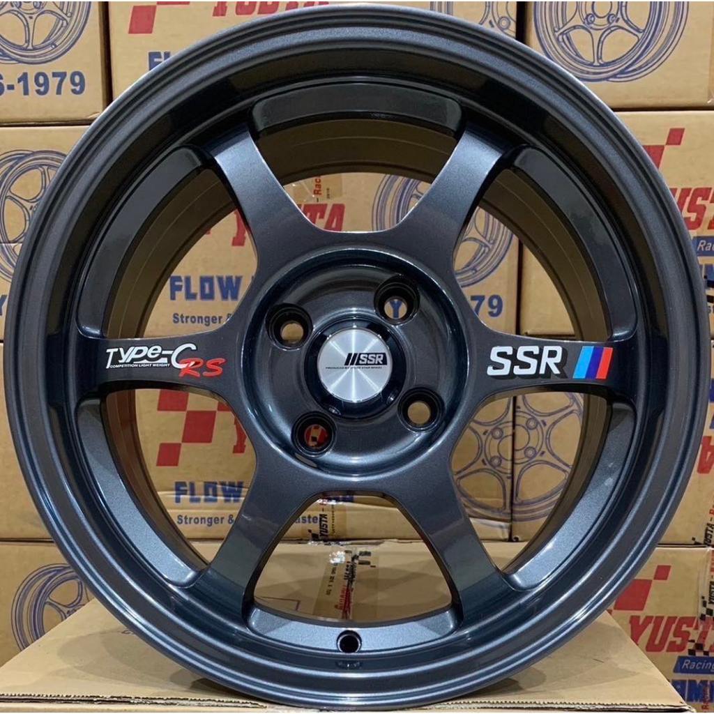 ล้อใหม่ขอบ15 SSR 15/7/35 เทา ชุด 7900  4/100 ☎️0873779057  📌โคราชหลัง