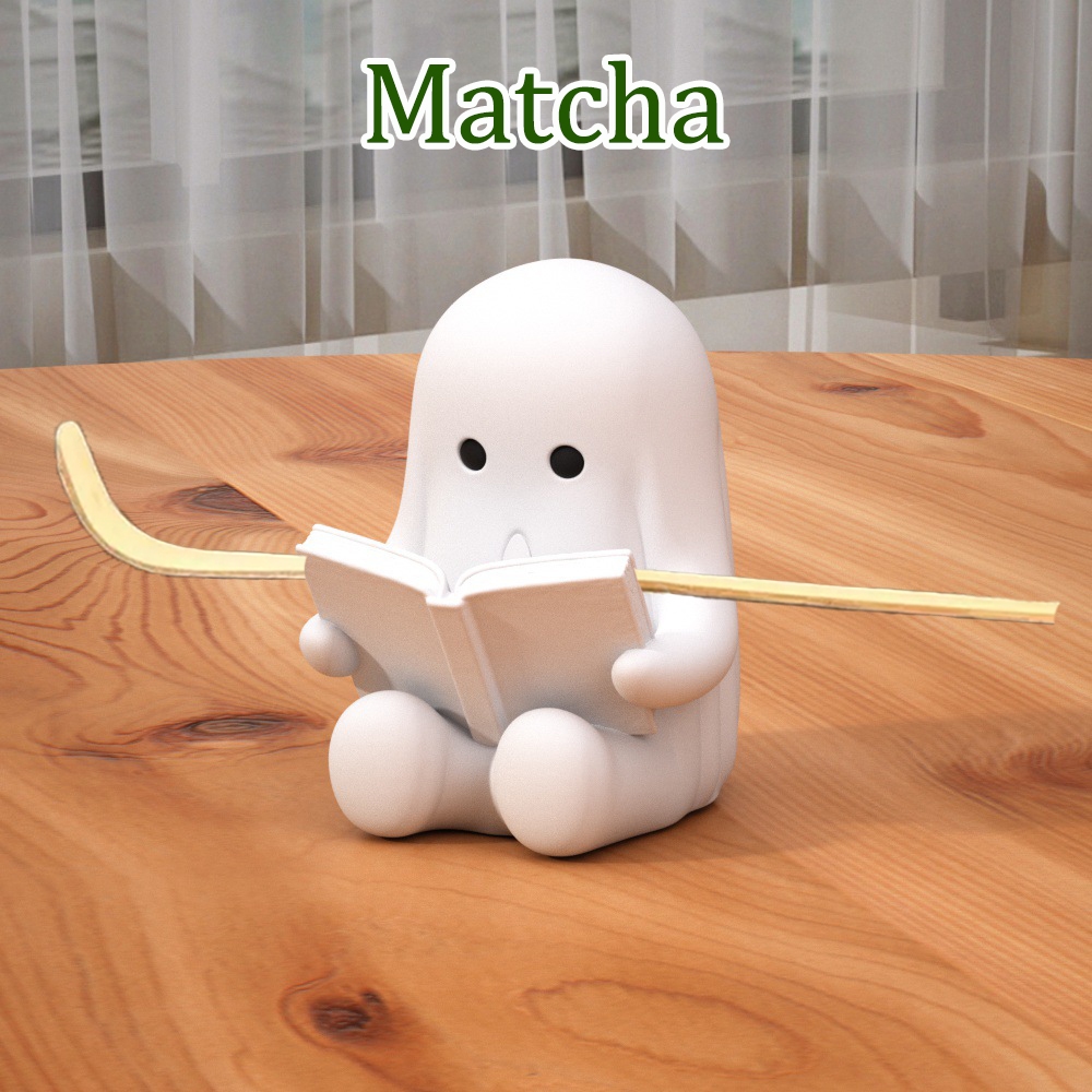 2026 รุ่นใหม่ปี【พร้อมส่งในไทย】ที่วางช้อนตักชา มัจฉะ spoon matcha holder  Halloween Ghost Ornaments