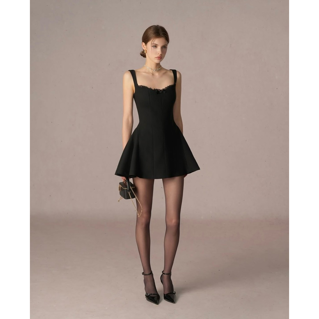 Alicia Dress⭐️ขาว,ดำ แบรนด์แท้ พร้อมส่ง