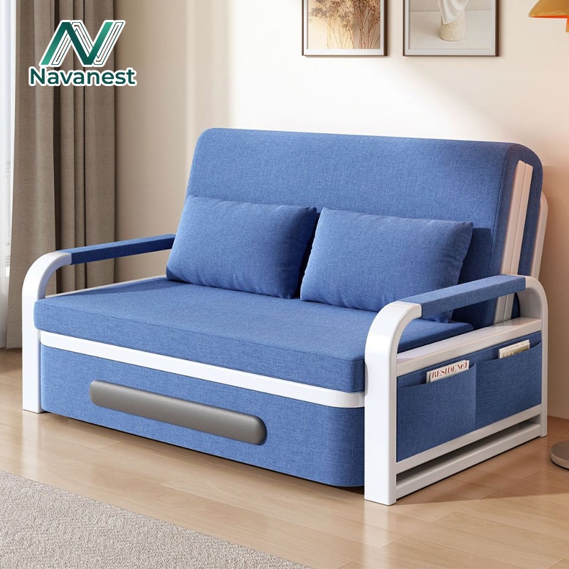 navanest เตียงโซฟาพับ โซฟาปรับนอน เตียงโซฟา สามารถนอนหลับได้ พื้นที่จัดเก็บ โซฟาเล็กในห้อง เตียง sof