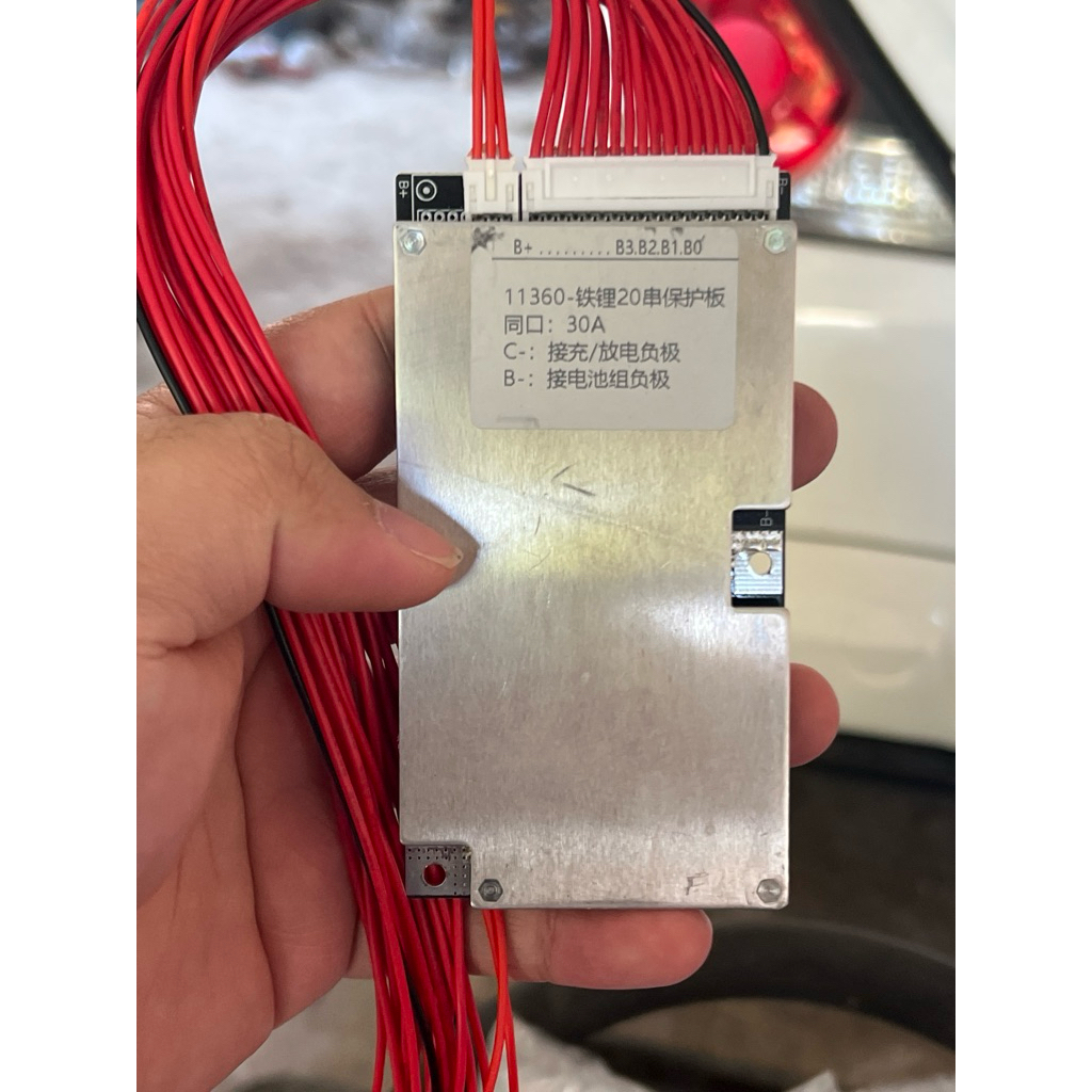 พร้อมส่งของไทย bms 20S 72V แบตเตอรี่ลิเธียมป้องกัน BMS Lifepo4 30A รถยนต์ไฟฟ้า eBike มอไซค์ไฟฟ้า จักยานไฟฟ้า สกู๊ตเตอร์