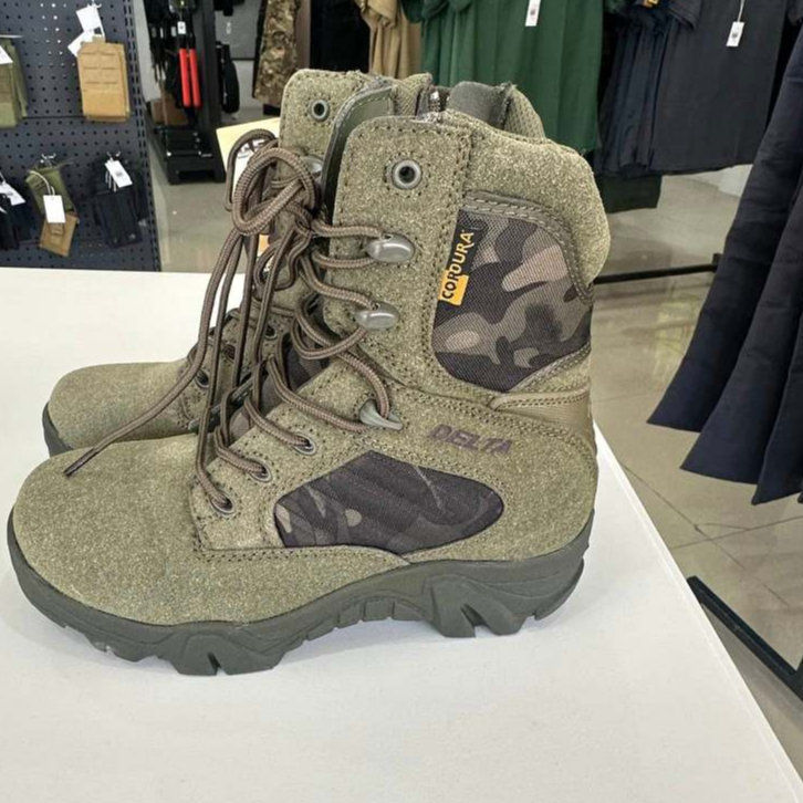 รองเท้ายุทธวิธี Delta ข้อสูง มีซิปข้าง รองเท้าคอมแบท Delta Tactical Combat Boots