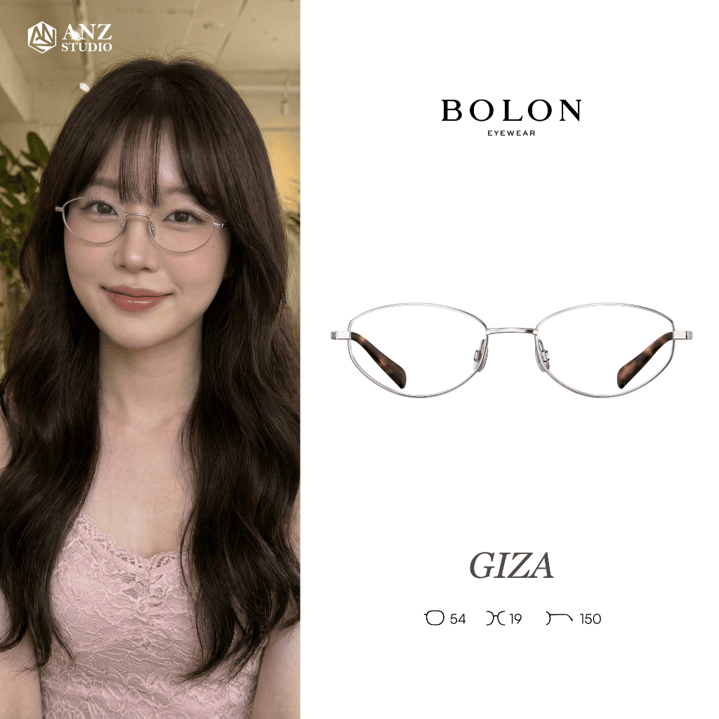 ANZ STUDIO l แว่นตา BOLON GIZA BB7003 ทรง Oval  ดีไซน์เรียบหรู ใส่สบาย น้ำหนักเบา