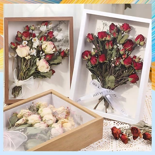 กรอบรูปมินิมอล ใส่ดอกไม้แห้ง DIY สีขาว ขนาด A4 ดีไซน์ทันสมัย กรอบรูปA4 กรอบรูปมินิมอล Modern Minimal Photo Frame