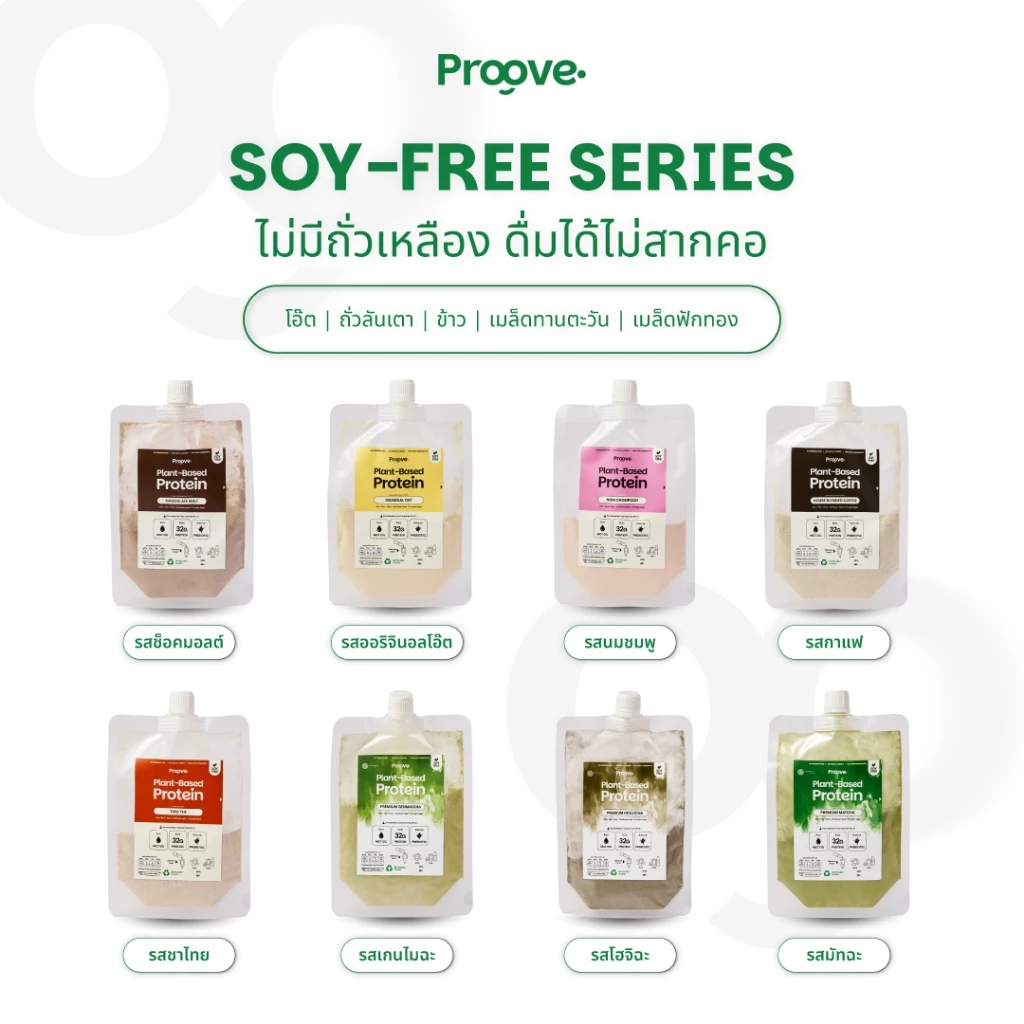 [5แถม2] Proove โปรตีนพืช (แบบพกพา) ช่วยเรื่องการเผาผลาญ อร่อย ดื่มง่าย โปรตีน 32g  โปรตีนสูง ไม่มีน้ำตาล แคลต่ำ thumbnail 5