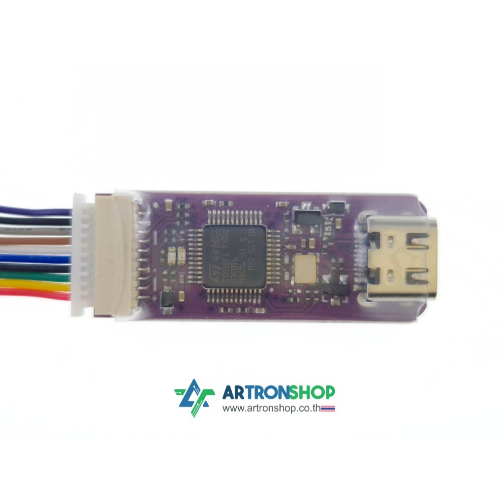 WeAct Mini Debugger ST-Link V2.1 เครื่องโปรแกรม STM32 พร้อม USB to UART ในตัว ราคา ถูกที่สุด ดีลบีเคเค แกลเลอรีภาพที่ 3