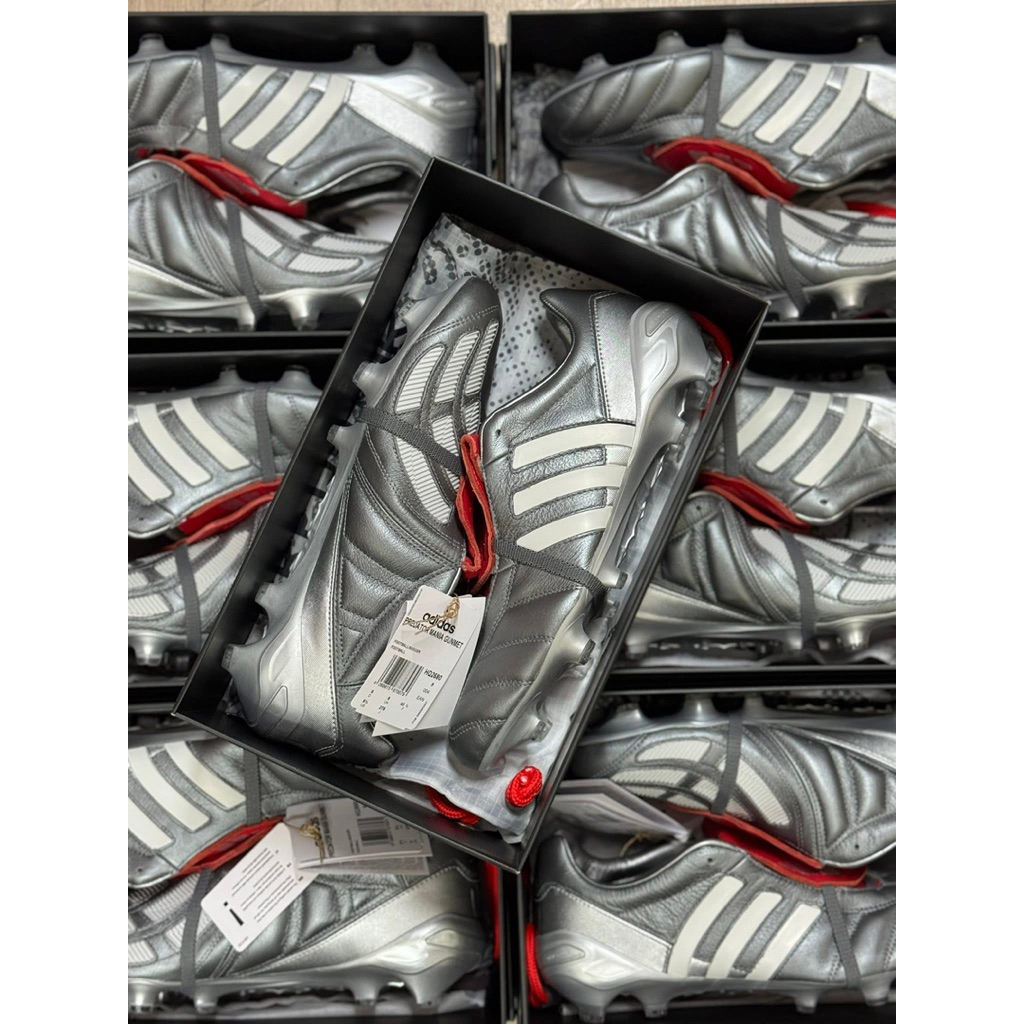 🩶❤️ Adidas Predator MANIA🇩🇪 GUNMET FG  Size 41.5-260cm/ 42.5/270cm-43/5275cm-44/280cm