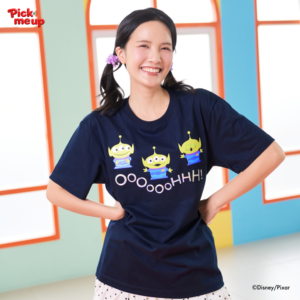 PickMeUp เสื้อยืดลาย Alien OOOH! ลิขสิทธิ์ Disney Pixar