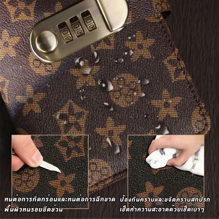 แฟ้ม PU กระเป๋าใส่เงิน 100 ใบ ท้าทายประหยัดเงิน กันน้ำ พร้อมกุญแจรหัส นำกลับมาใช้ใหม่ได้ รหัสผ่านสามารถเปลี่ยนแปลงได้