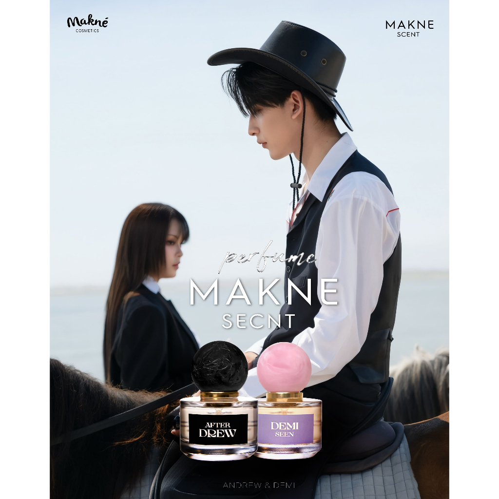 (ใหม่) 3 มล. Makne Scent น้ำหอม มักเน่ Afterdrew&Demiseen ขนาด 30ml. และ 3 ml. ติดทน 24 ชั่วโมง Parfum หัวน้ำหอม 40%