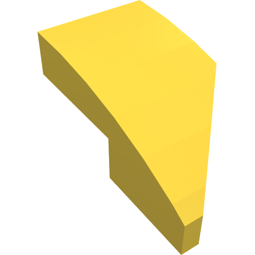 ( use ) ชิ้นส่วนเลโก้มือสอง part 29120 Wedge 2 x 1 x 2/3 Left