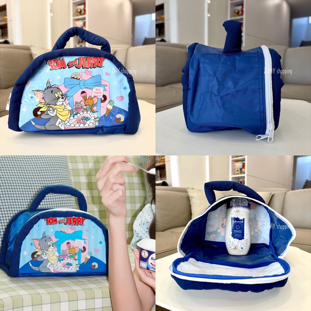 ลิขสิทธิ์แท้ Meiji x Tom and jerry กระเป๋า Tom and Jerry