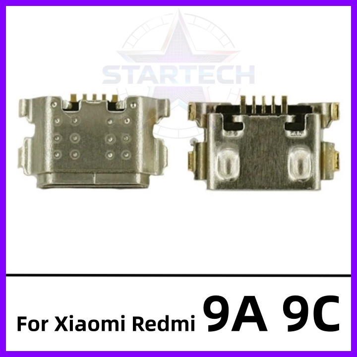ซ็อกเก็ตแจ็คชาร์จ USB 5-50 ชิ้น สําหรับ Xiaomi Redmi 9A 9C Pocophone POCO C3