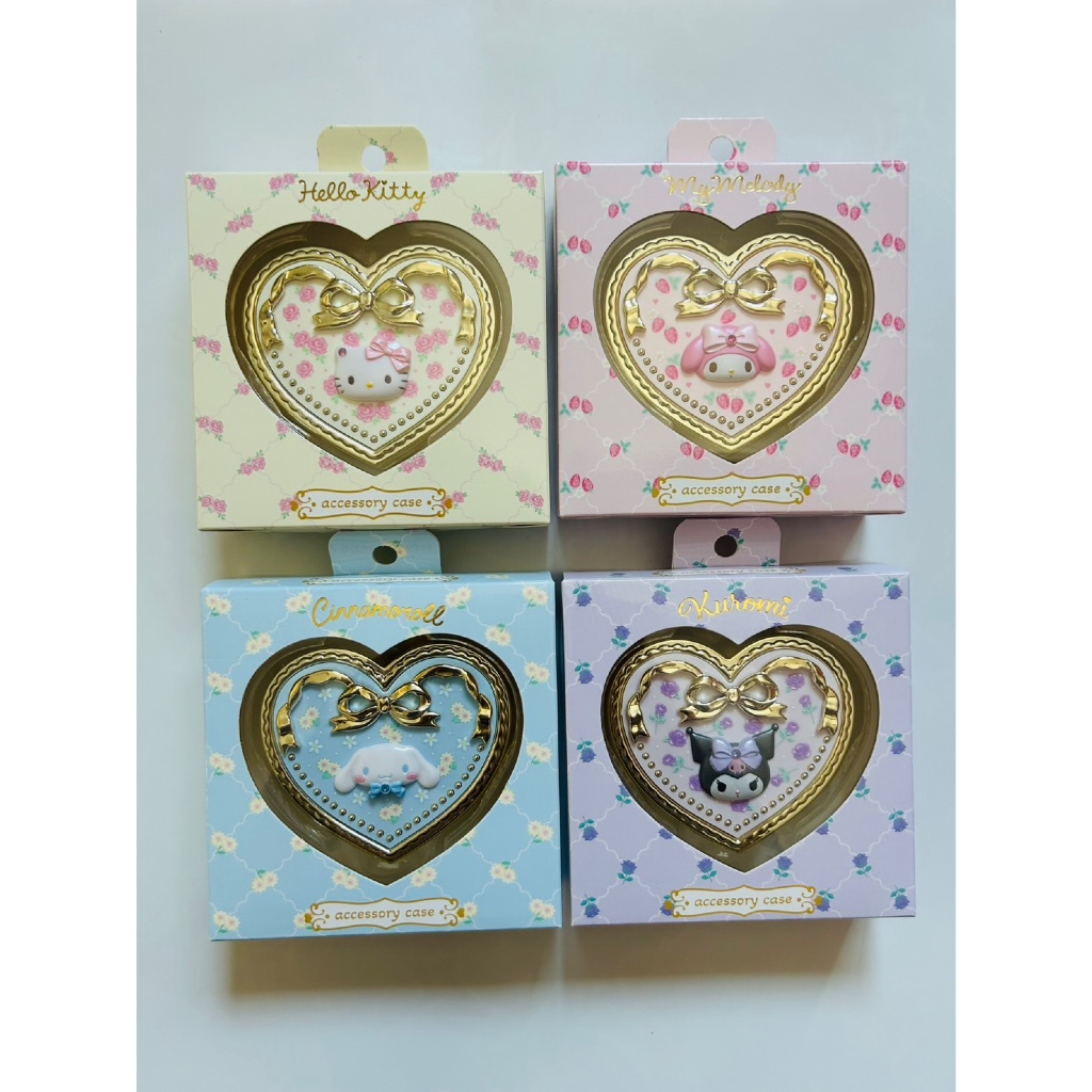 พร้อมส่ง! Sanrio Original Mirror Accessory Cases กล่องใส่เครื่องประดับพร้อมกระจก ลิขสิทธิ์แท้ซานริโอ