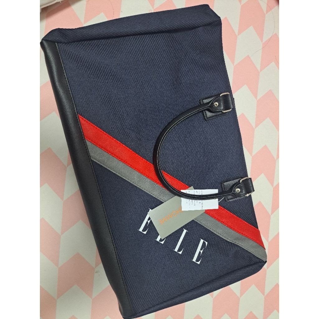 ELLE  Blue Stripe Bag