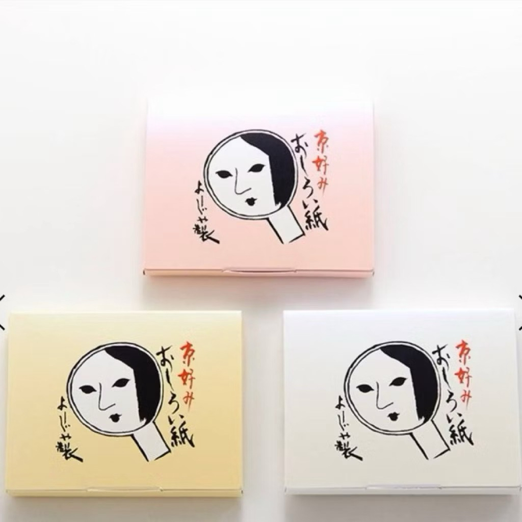 60 แผ่น กระดาษซับมัน Yojiya พร้อมแป้งในตัว ดูดซับความมันได้ดีเยี่ยม