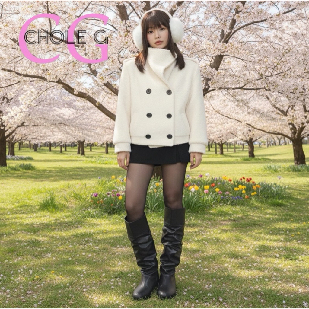 [ส่งด่วนถึงภายใน3ชม.ได้👍] Chole G: Honey PP Korea Boots (SH0264)รองเท้าบูทยาว หนัง - รูปที่ 7